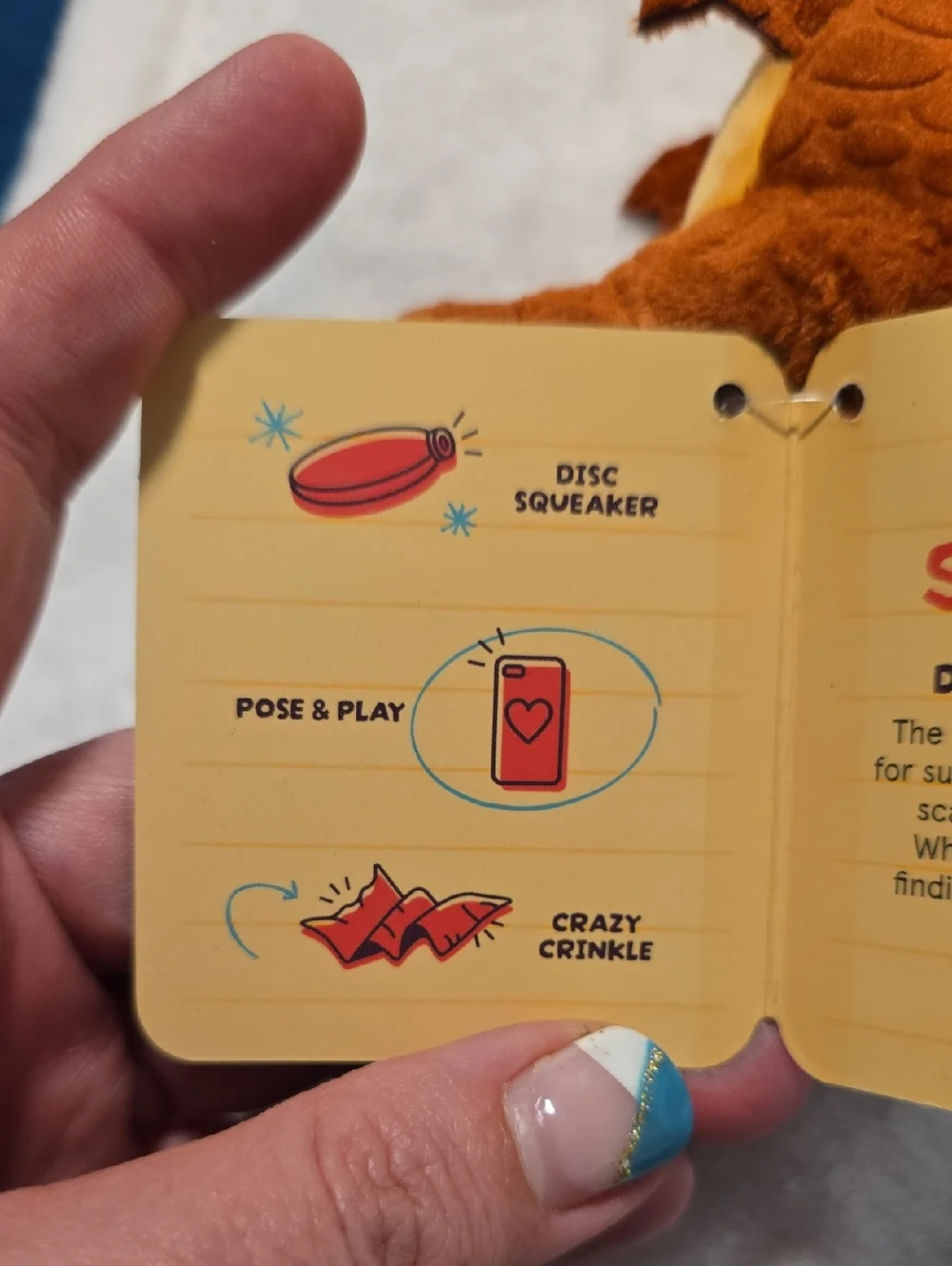 Bark soft dinosaur